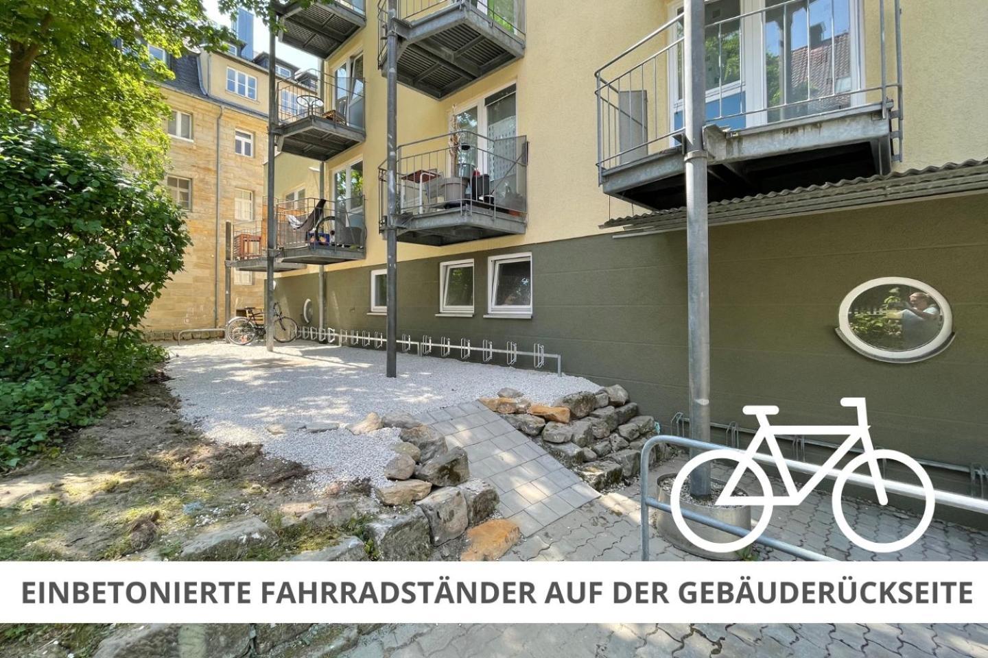 Apartment Wahnfried No4 - Zentral Wohnen Mit Kueche Und Duschbad, Parkplatz, 300M Zur Fussgaengerzone Bayreuth Dış mekan fotoğraf