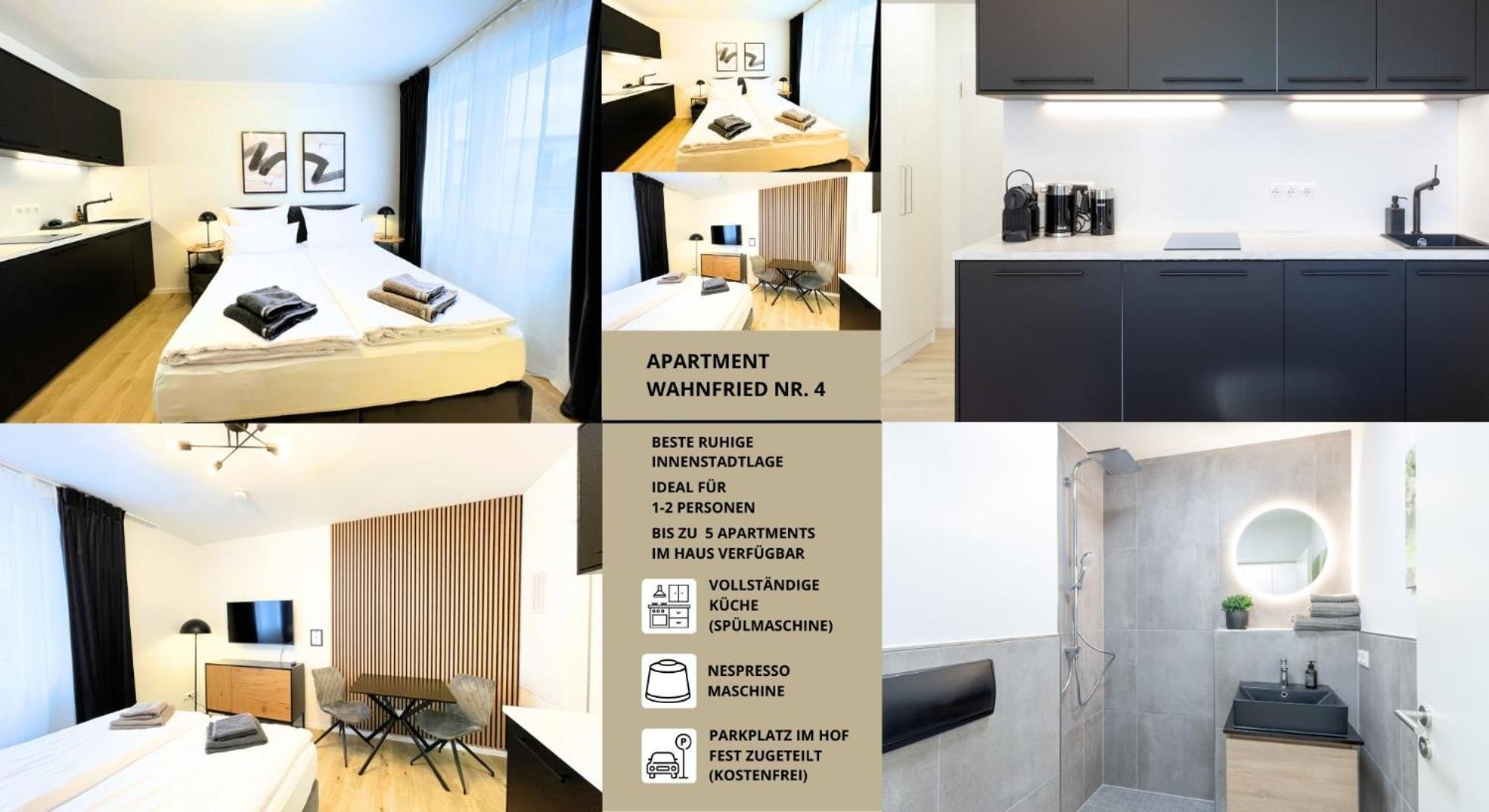Apartment Wahnfried No4 - Zentral Wohnen Mit Kueche Und Duschbad, Parkplatz, 300M Zur Fussgaengerzone Bayreuth Dış mekan fotoğraf